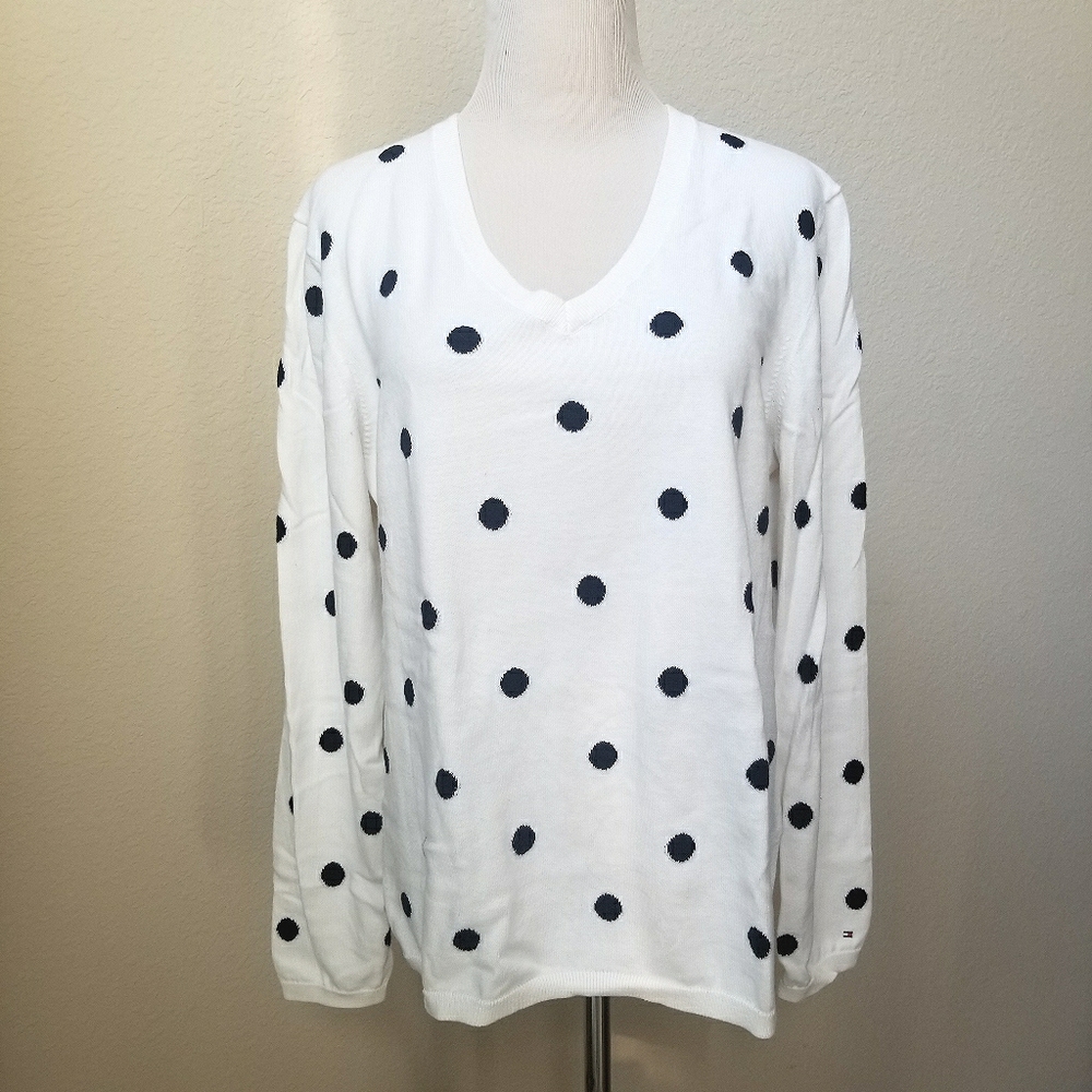 Tommy H Polka Dot Sweater